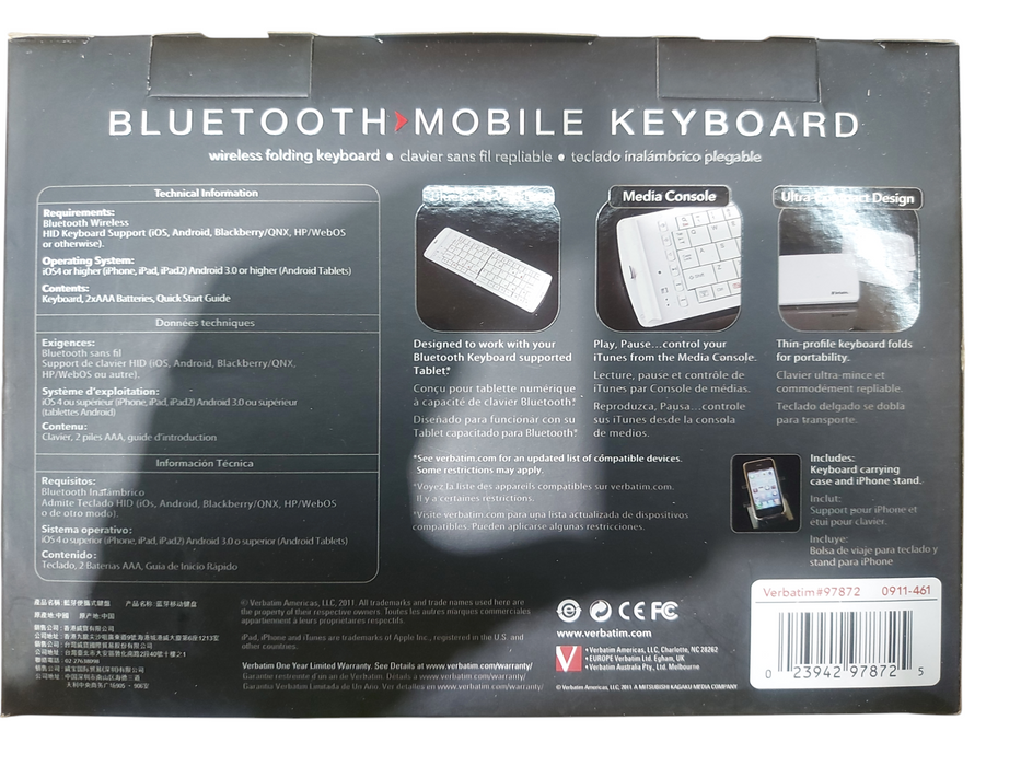 Lot 12x Assorted Verbatim Keyboards