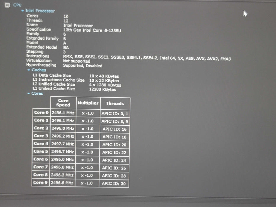 Dell Latitude 3440  i5-1335U 16GB RAM 512GB NVMe β Lap200