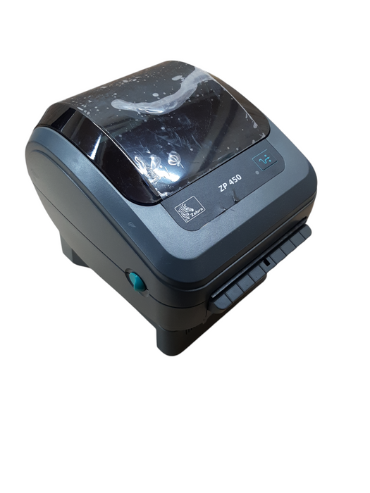 Zebra ZP 450, Thermal Printer for Shipping Barcode Label w/ Base