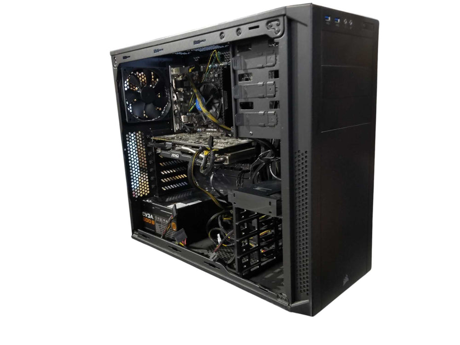 Custom PC MSI B250M PRO-VDH Core i5-7500 8GB DDR4 GTX 760 GPU 256GB NVMe