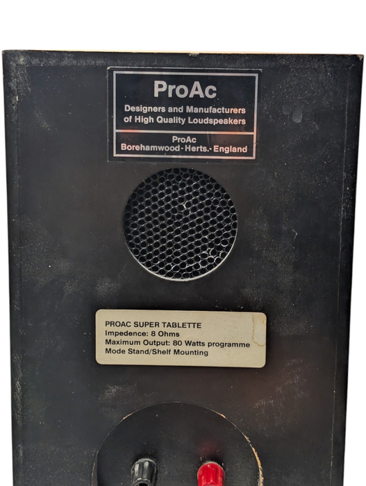PROAC Super Tablette 8 Ohms 80 Watts Books Shelf Speakers made in England  -