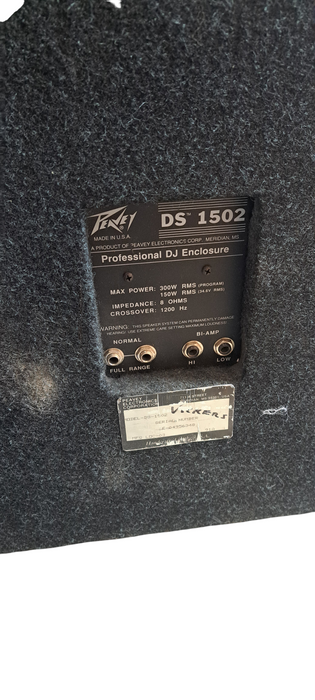 Peavey DS 1502 Two-Way Full-Range Enclosure