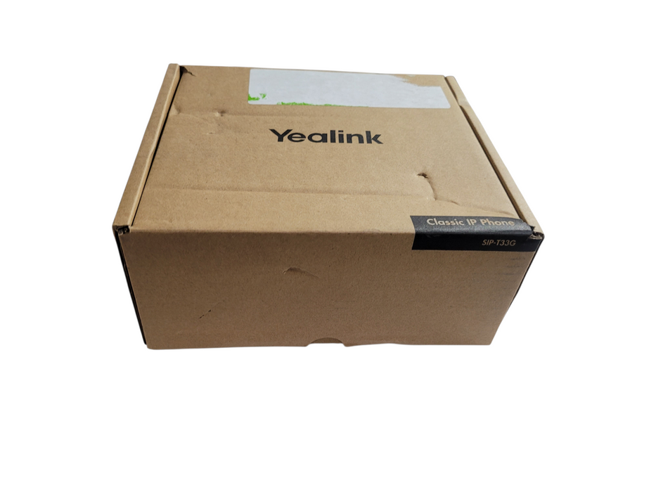 Yealink SIP-T33G IP Phone Gigabit 4-Line VoIP w/ PSU Q