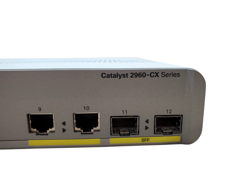 Cisco WS-C2960CX-8TC-L V04 | 8-Port Gigabit Managed Silent Switch | 2x SFP