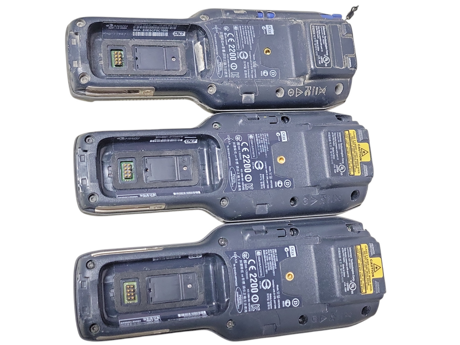 Lot of 3x Intermec CK3X CK3XAA4M000W4100 Handheld barcode scanner, READ _