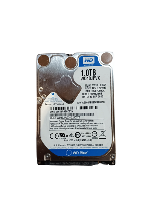 1TB SATA 2.5" 9mm HDD - Assorted Brand/Models Q