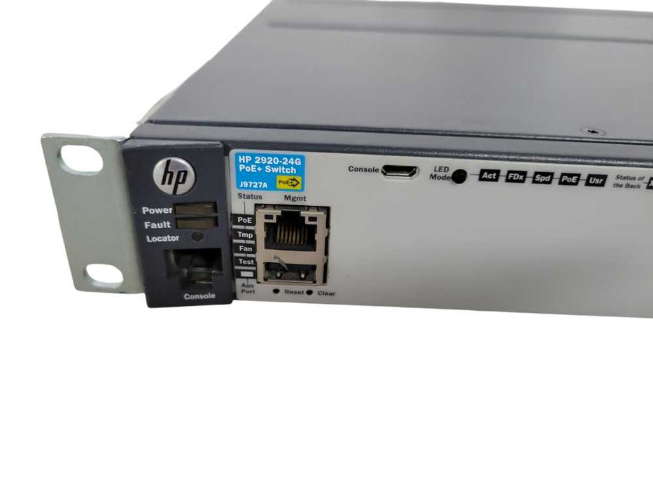 HP 2920-24G PoE+ J9727A | 24-Port Gigabit PoE+ 4x SFP Network Switch !