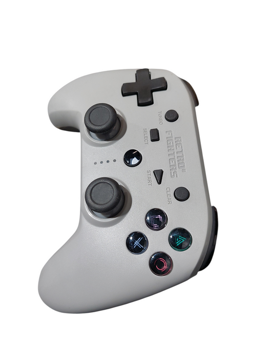 Grey Retro Fighter Wireless Gamepad Controller for PS1,PS2 ,PS3 =