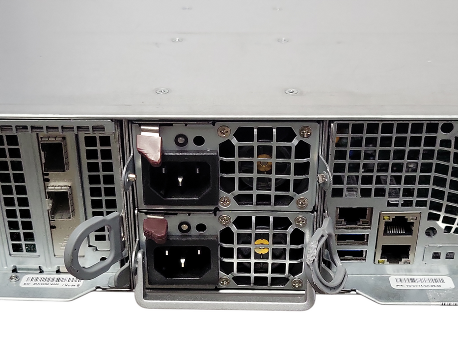 SuperMicro X10DRT-P-G5-NI22 2-Node 4x Xeon E5-2640v4, 128GB, 1x PSU, READ _