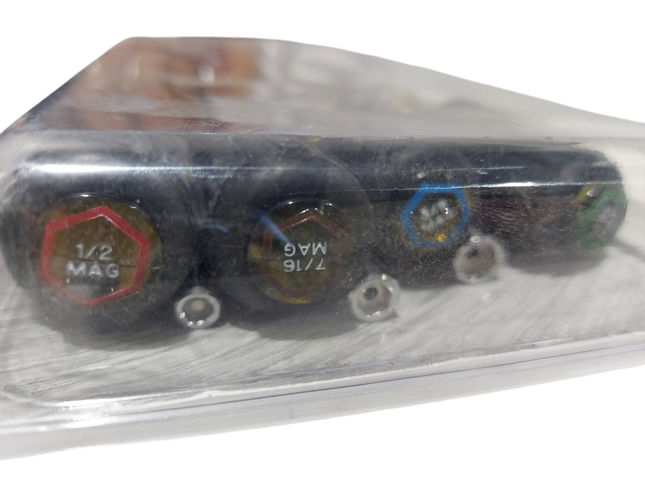 Klein 647M 7-Piece Nut Driver Set, Magnetic Hollow 6-Inch Shafts 3/16 - 1/2 =