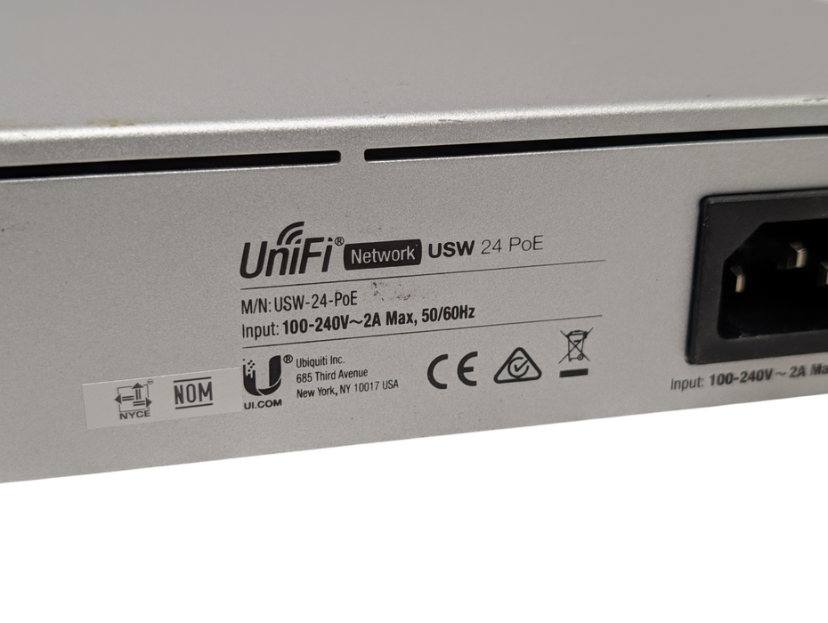 Ubiquiti UniFi USW 24 PoE USW-24-PoE  Network Switch PLEASE READ  -