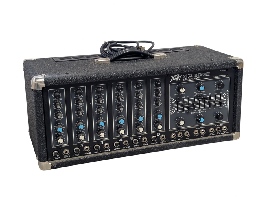 Peavey XR-600D Powered Mixer Amplifier  Q-