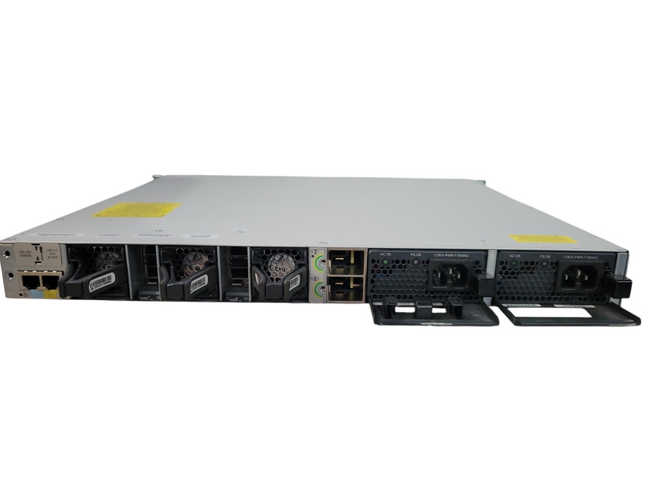 Cisco C9300-48U-E V03, 48-Port Gigabit UPOE Managed Switch  2x PSU !