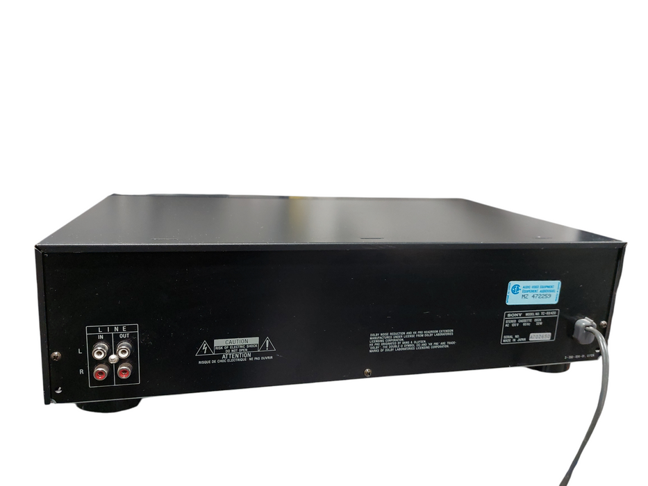 Sony Stereo Cassette Deck Model: TC-RX420  =