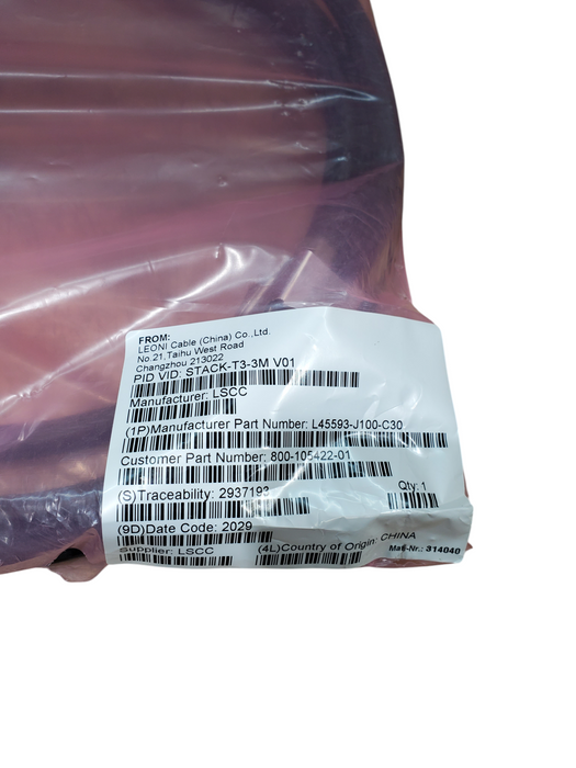 Cisco Catalyst STACK-T1-3M 800-40405-01 Stacking Cable