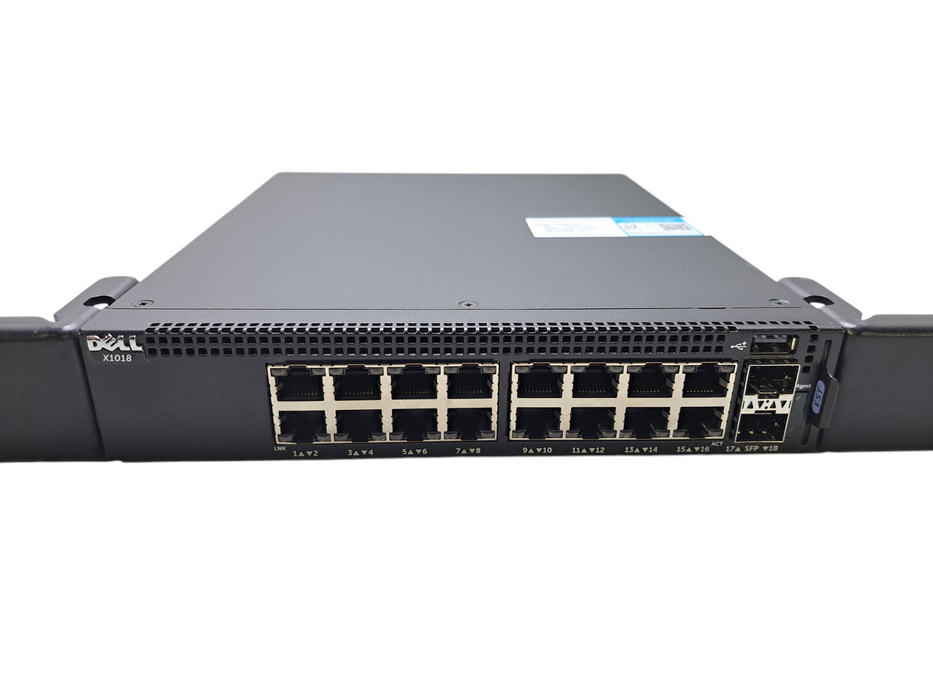 Dell X1018 E10W001 | 16-Port Gigabit Ethernet Smart Managed Network Switch