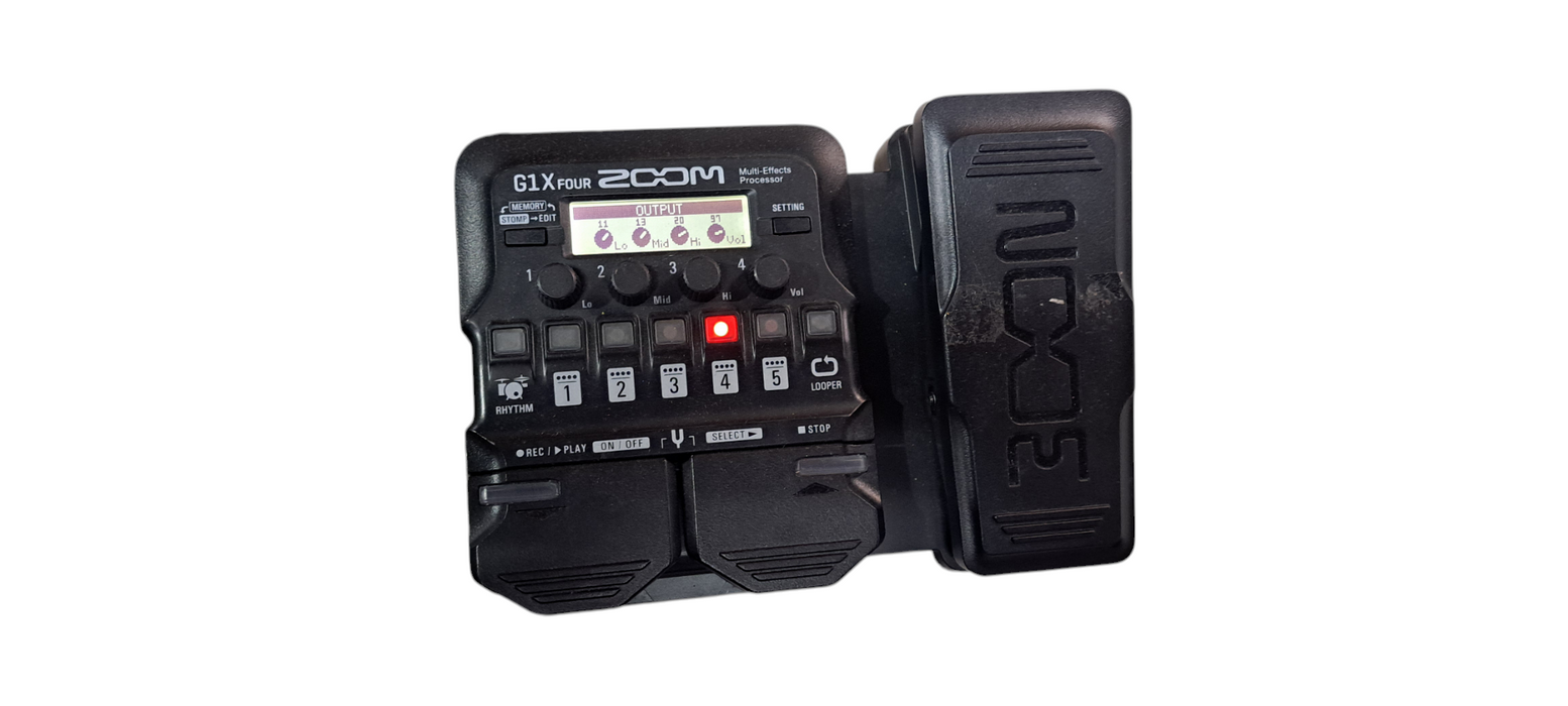 Zoom G1X Four Guitar Effects Processor With Built-in Expression Pedal