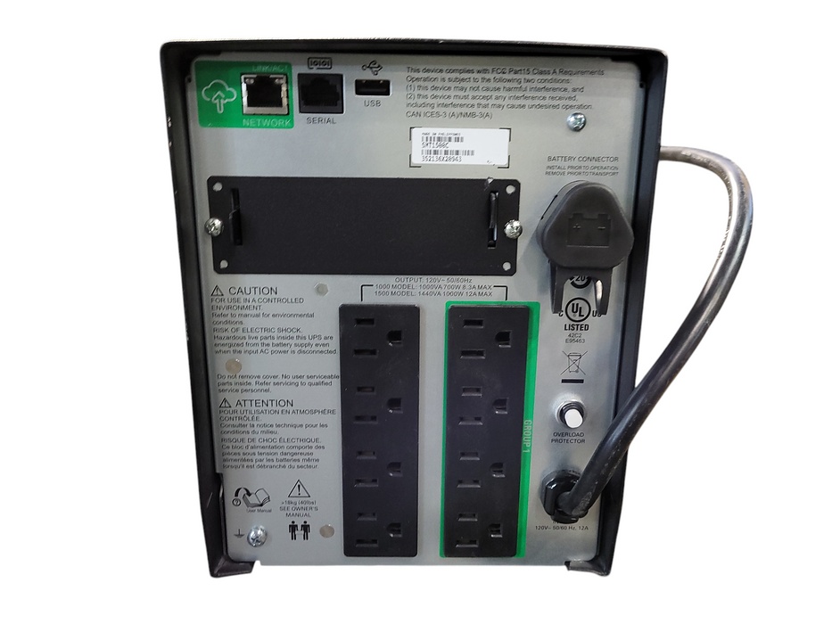 APC | SMT1500C | SmartConnect-UPS 1440VA 1000W LCD 120V $