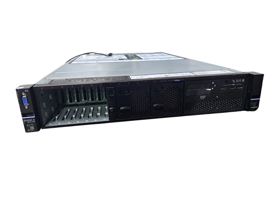 Lenovo x3650 M5 2U 15x 2.5" |1x Xeon E5-2680 v3| 8GB DDR4| M5210|2x900W