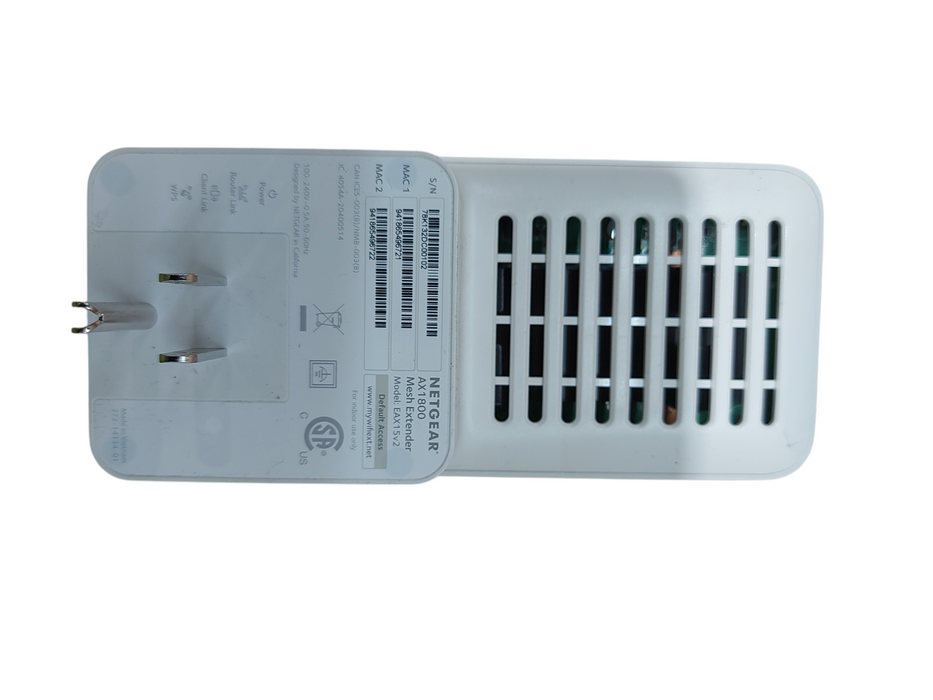 Netgear Mesh Extender A X 1800 Model EAx15 Router Link