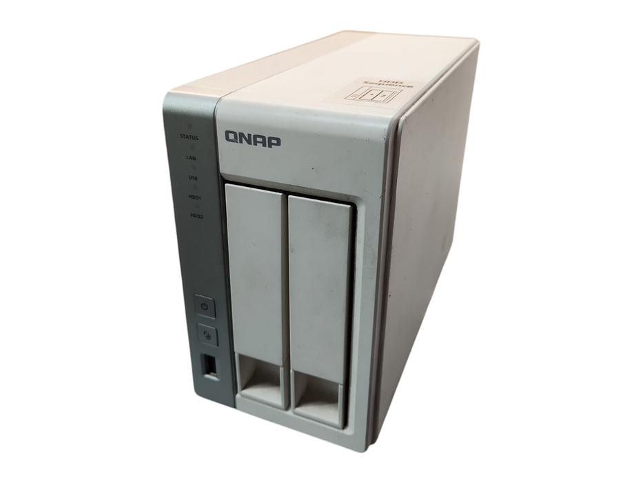 QNAP TS-220 2 Bay NAS with 2x 2TB HDDs, No PSU