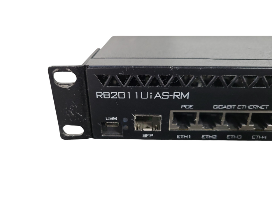 MikroTik RB2011UiAS-RM Routerboard Gigabit Router !