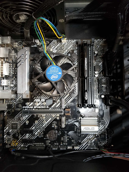 Custom Pc w/ Asus B460M-A Intel i5-10400 CPU 16GB RAM 256GB NVMe M2000