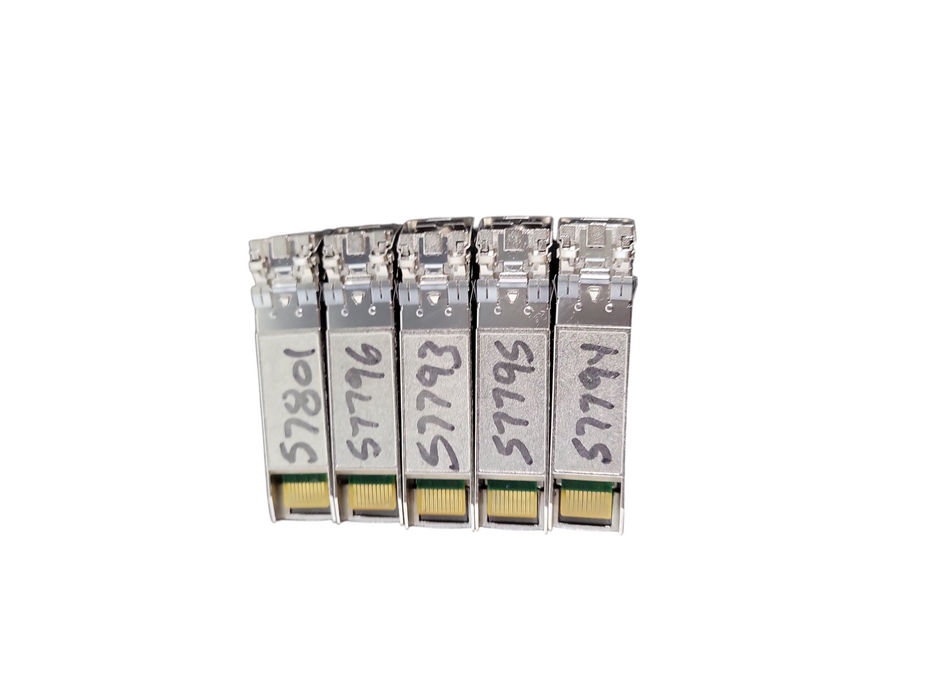 Lot of 5x Brocade 10GE-SR 10G SFP 850nm Transceiver Module 57-0000075-01 !