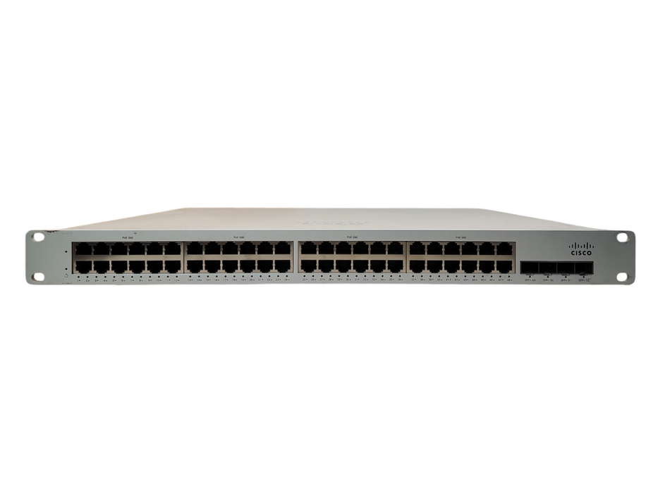 Cisco Meraki MS225-48FP-HW 48-Port PoE Managed Switch, UNCLAIMED