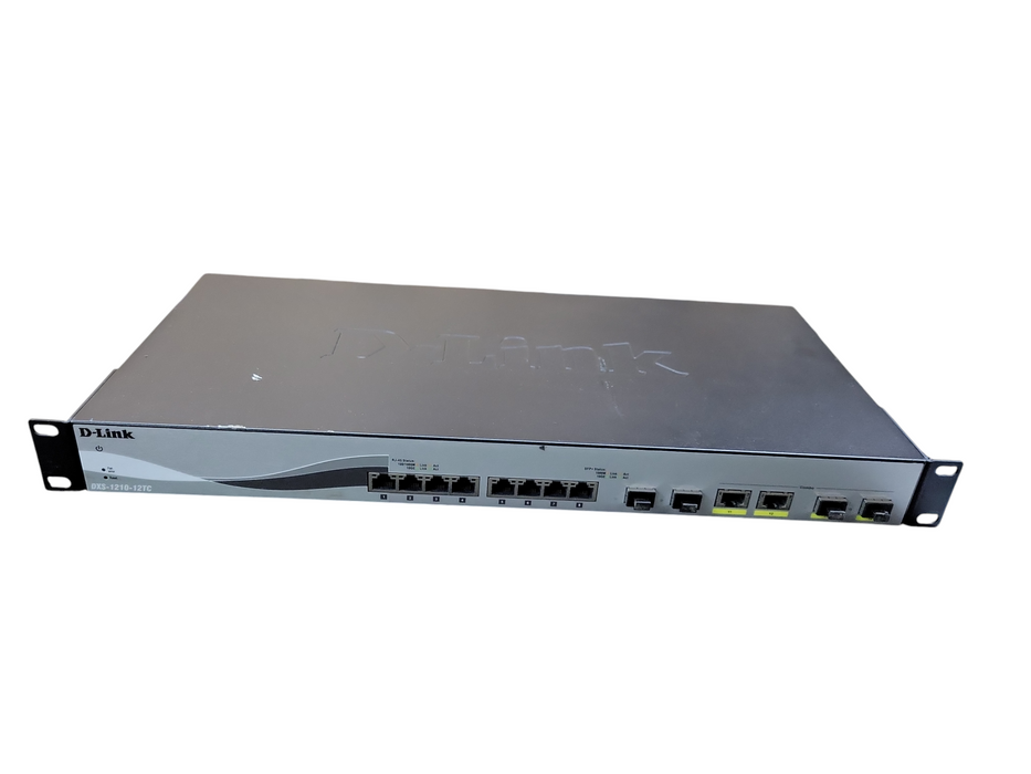 10 Gigabit D-LINK DXS-1210-12TC Web Smart 12 Port Managed Switch !