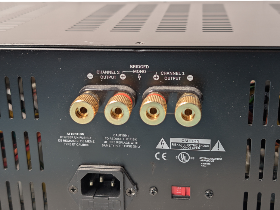 AudioTrak 500 Stereo Reference Amplifier -