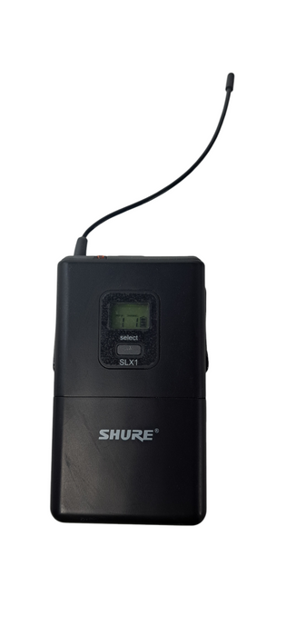 Shure SLX1 L4 Wireless Bodypack Transmitter 638-662MHz Range W/ Microphone