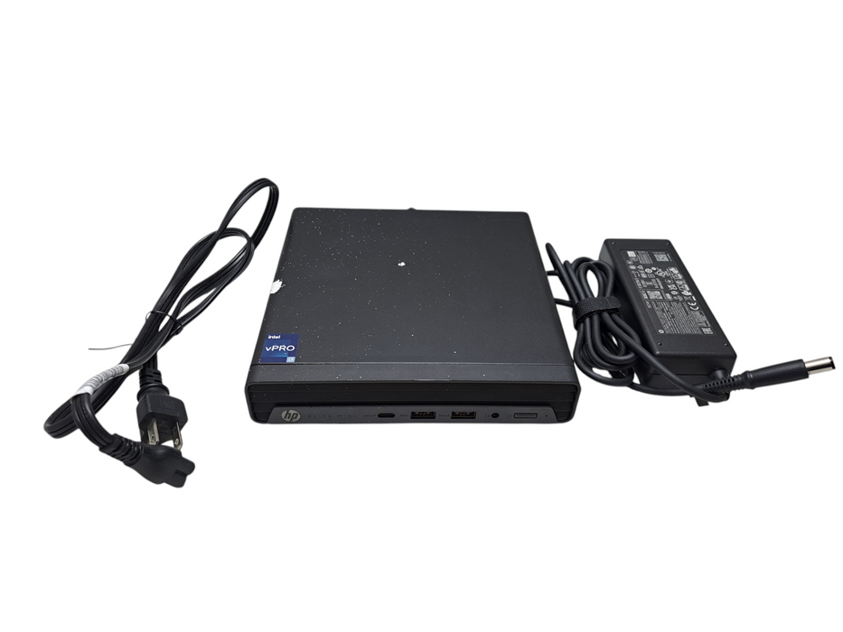 HP Elite Mini 800 G9 Desktop | Intel Core i7-12700T, 16GB DDR5, 256GB NVMe )