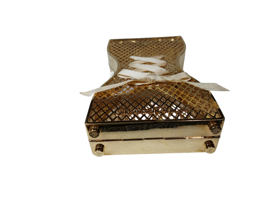 Rare Gold Clutch Purse C. Olympia Polaroid Clutch  =