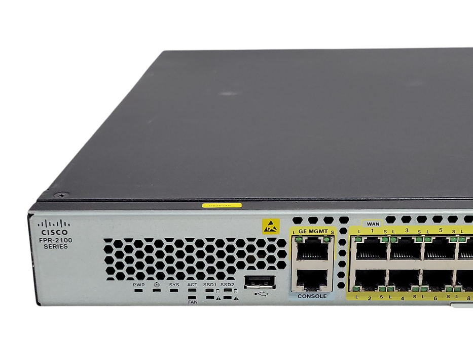 Cisco FirePower FPR-2110 v02 Firewall Security Appliance FPR2K-SSD100 _