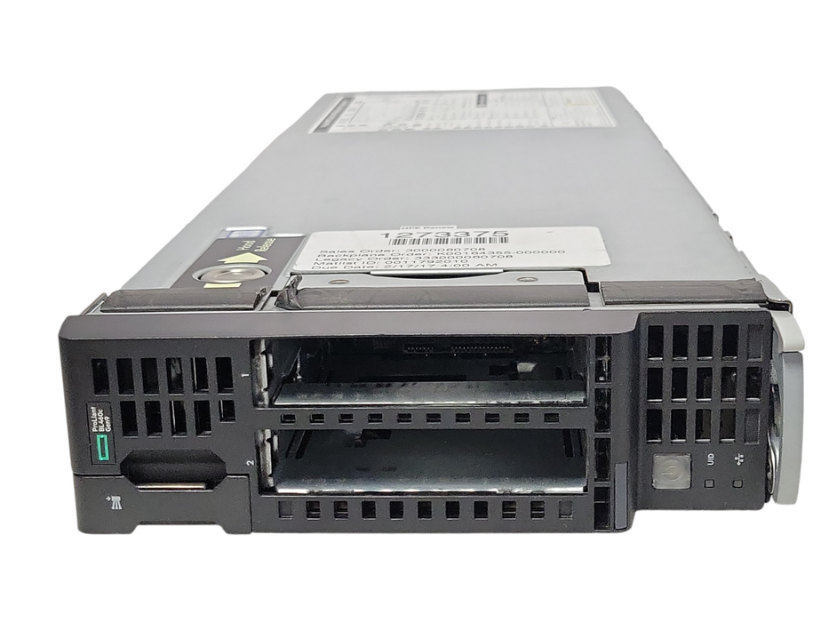 HP ProLiant BL460c Gen9 Blade Server x2 Intel Xeon E5-2637V4 - No Ram/HDD Q_