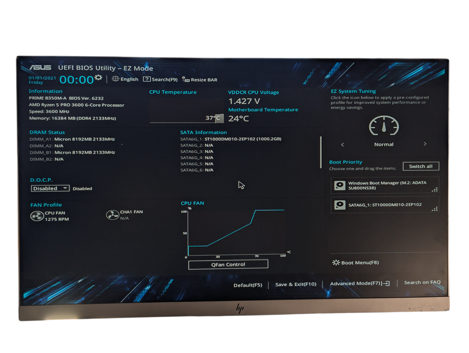 Tempered Glass Custom PC AMD Ryzen 5 3600X NVIDIA GTX 1070 8GB   -