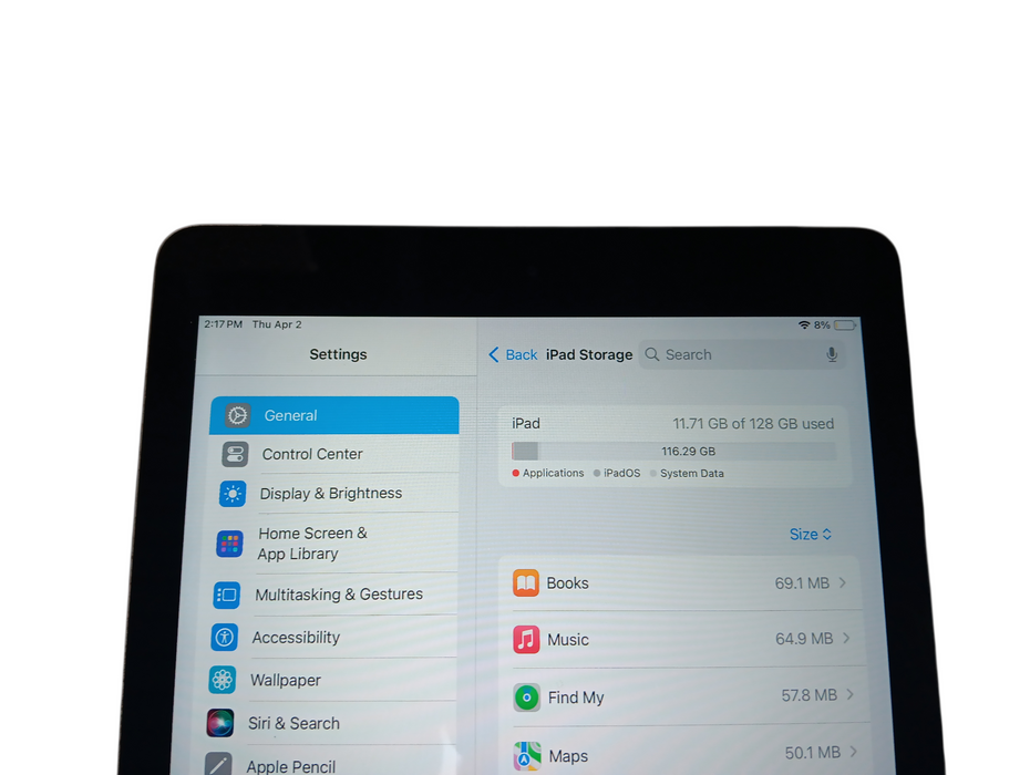 Apple iPad 6th Gen - 128GB - Space Gray [A1954]