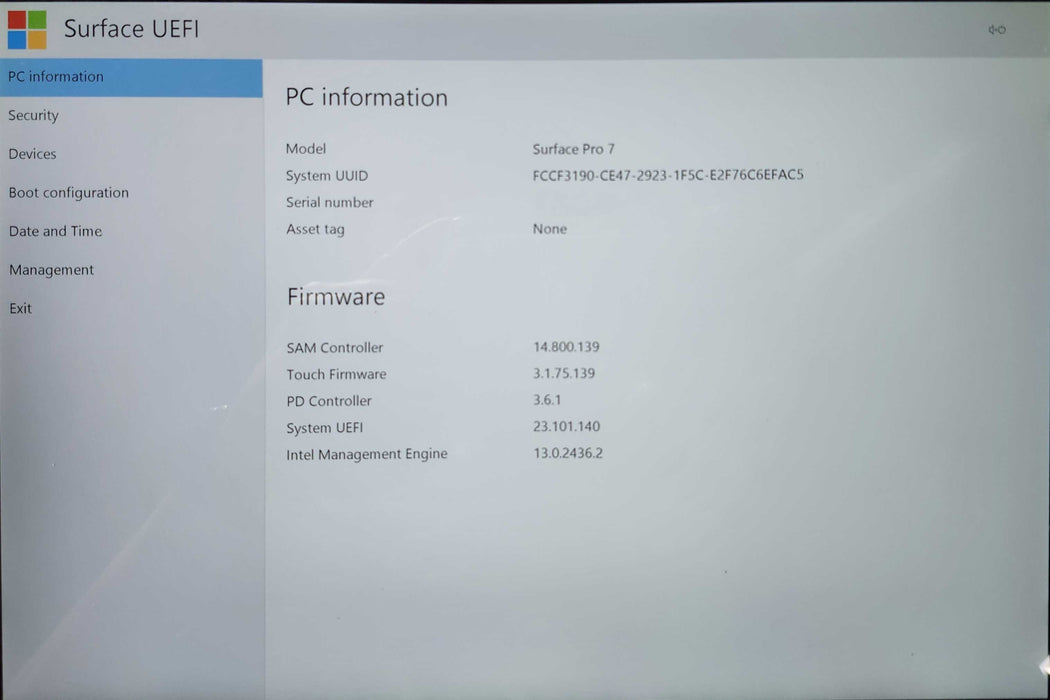 Microsoft Surface Pro 7, i5-1035G4 1.10GHz, 8GB DDR4, 256GB SSD w/ PWR  Lap200