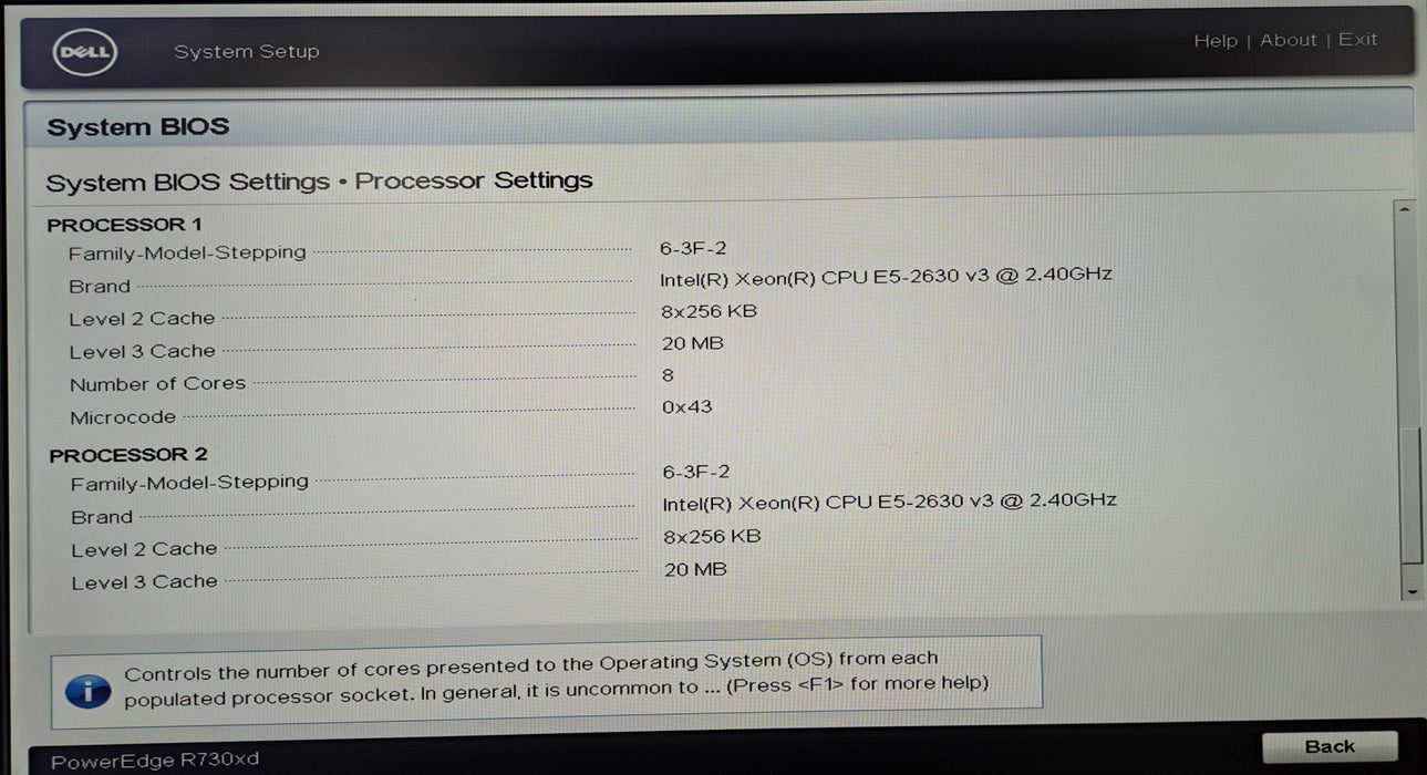 Dell R730xd 2U 24x 2.5" | 2x Xeon E5-2630 v3, 32GB DDR4, H330 Mini, 10G NIC )