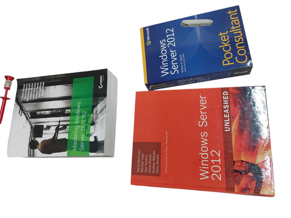 Bundle of 3 Windows Server 2012 Books  =