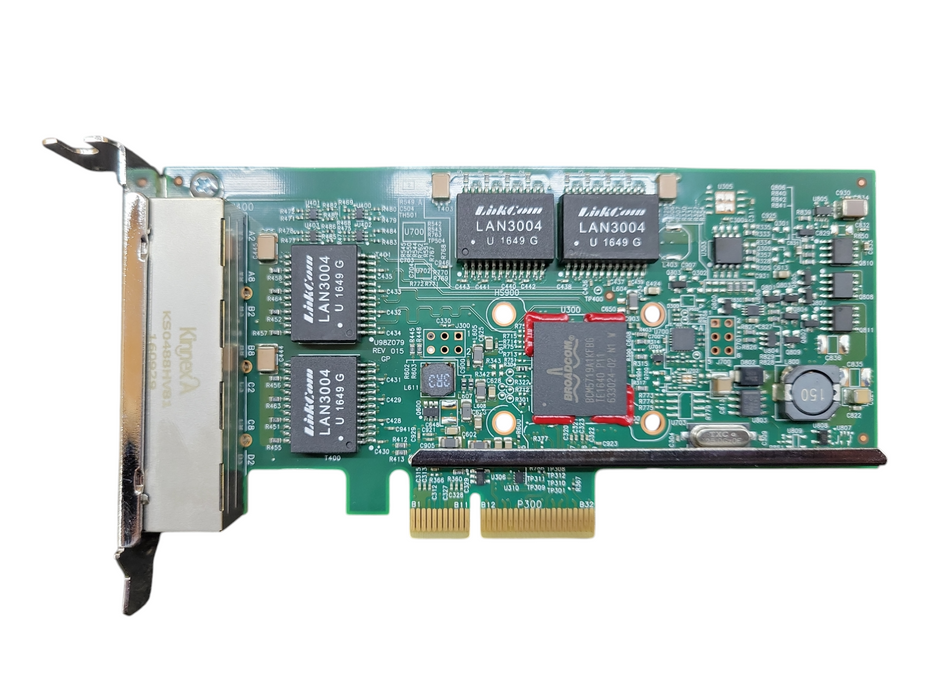 Dell Broadcom 5719 Quad-Port Gigabit Ethernet Server Adapter P/N: 0YGCV4 !
