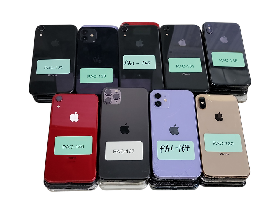 Lot of 45x Apple iPhone [X to 12 Pro Max | Parts | B/C Condition][PAC-4] (