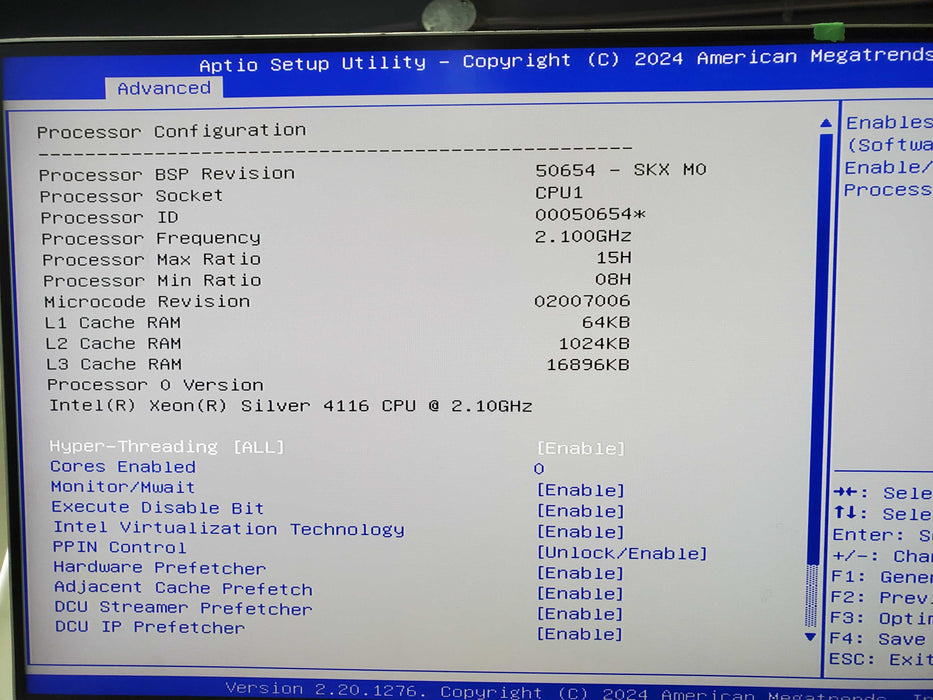 Nutanix/Supermicro 1U, Xeon Silver 4116 2.10GHz, 32GB DDR4, 2x PSU, READ