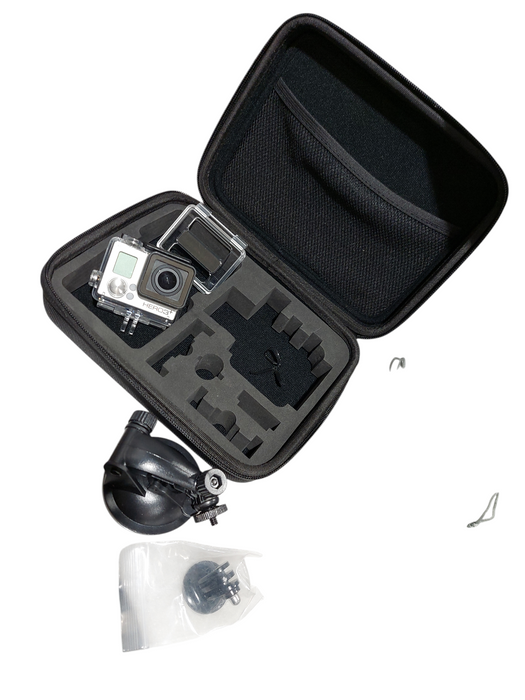 GoPro Hero 3+ with Case & Mount Bracket Model:CHDHN-302 =