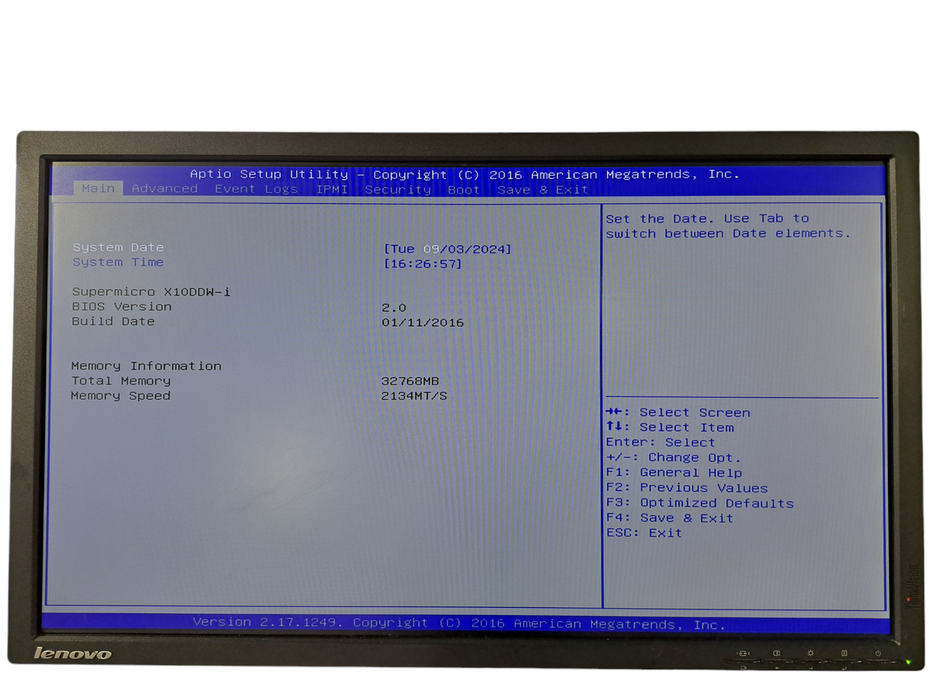 Supermicro SYS-6018R-TD8 1U 8x 3.5" | 2x E5-2620 v4 @ 2.10GHz 8C, 32GB DDR4