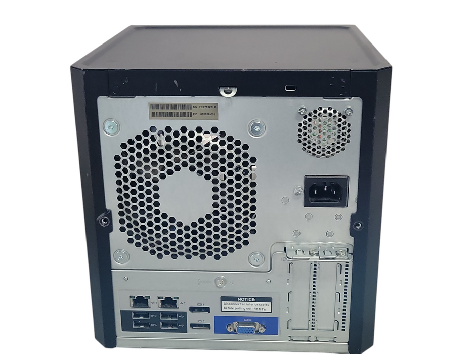 HPE ProLiant MicroServer Gen10 AMD Opteron X3216 1.6GHz CPU 16GB DDR4, SEE _