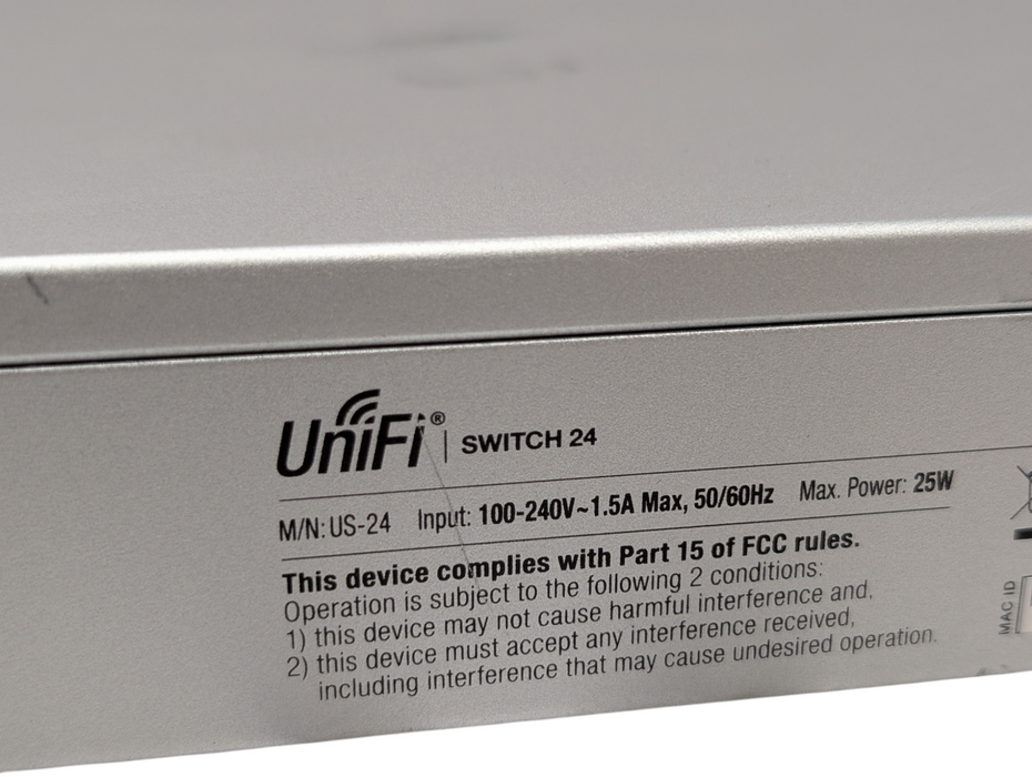 Ubiquiti Unifi Switch 24 Managed 24 port Gigabit Switch US-24 -