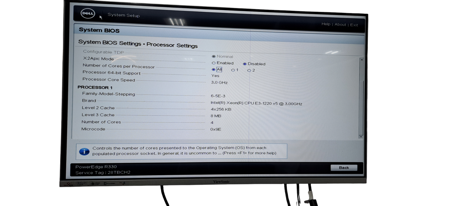 Dell PowerEdge R330 |1x Xeon E3-1220 v5 CPU|32GB RAM|PERC H330|1x350W PSU