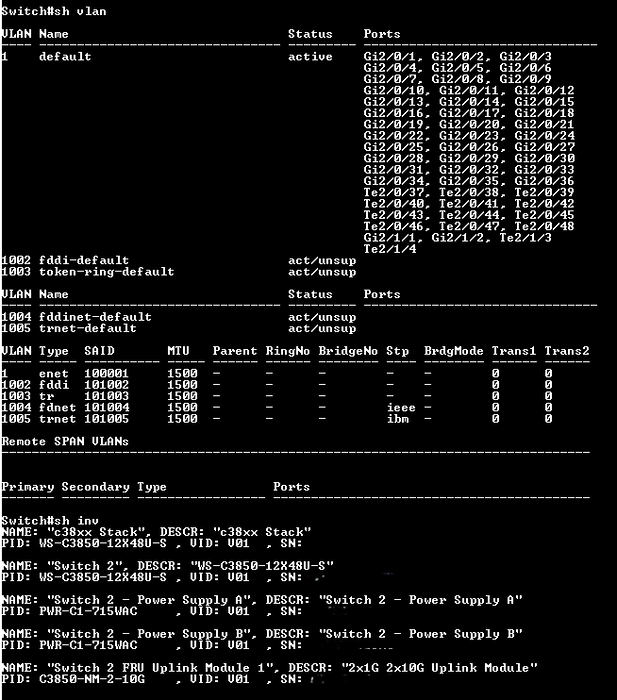 Cisco WS-C3850-12X48U-S 48 Port UPoE w/ 2-10G Module & 2x PSU